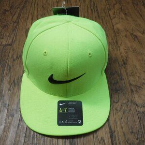 Nike Just Do It Neon Green Cap Hat